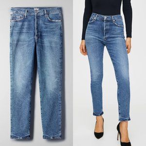 CITIZENS OF HUMANITY Women's sz 28 Olivia High Rise Slim Jeans Medium Wash Ankle